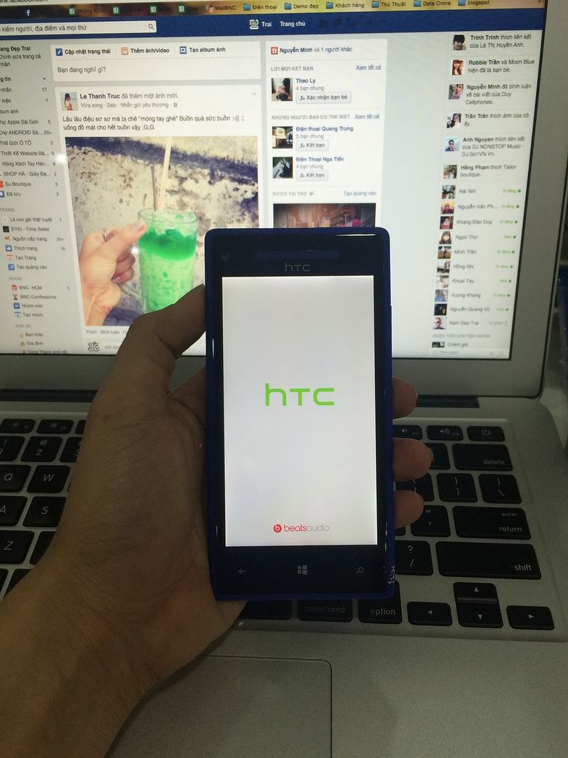 Cặp HTC 8X 16Gb Quốc tế Fullbox - 1