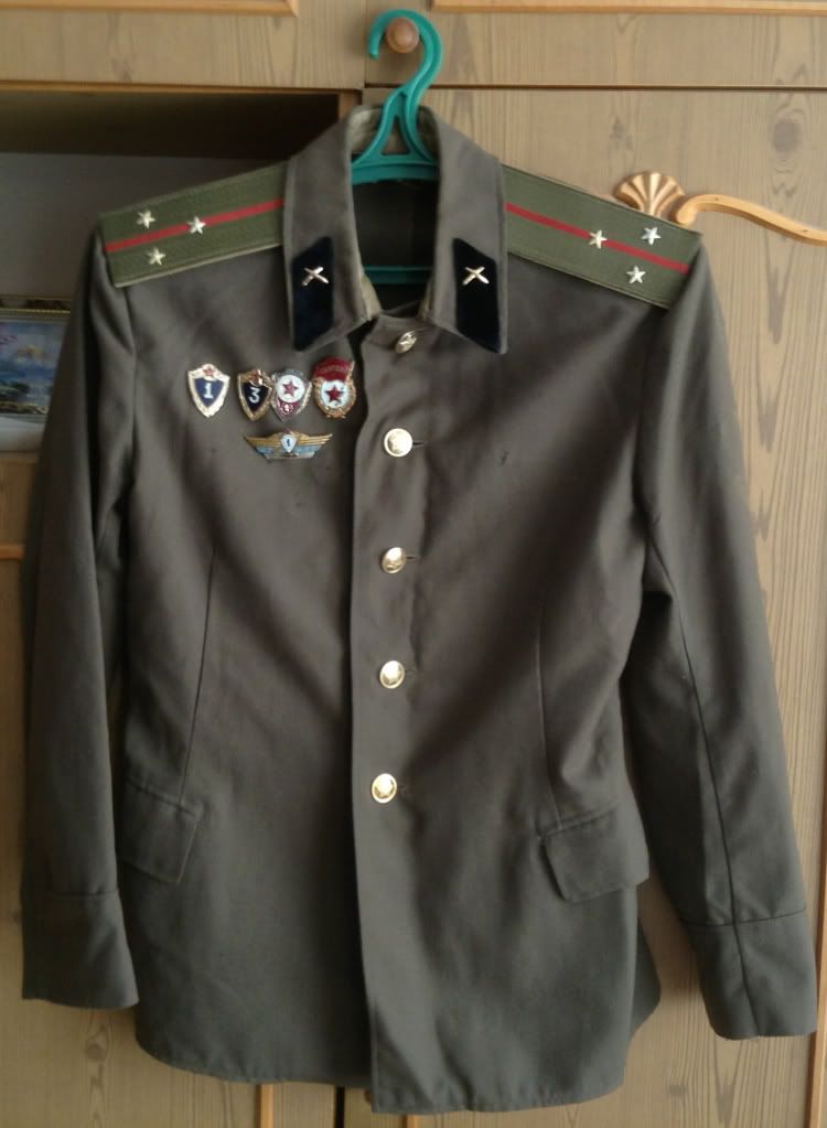 Vintage Russian Soviet Jacket Military Army Soldier Uniform Officer