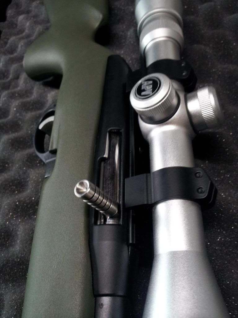 what height scope rings for a 44mm objective scope on a 597 heavy