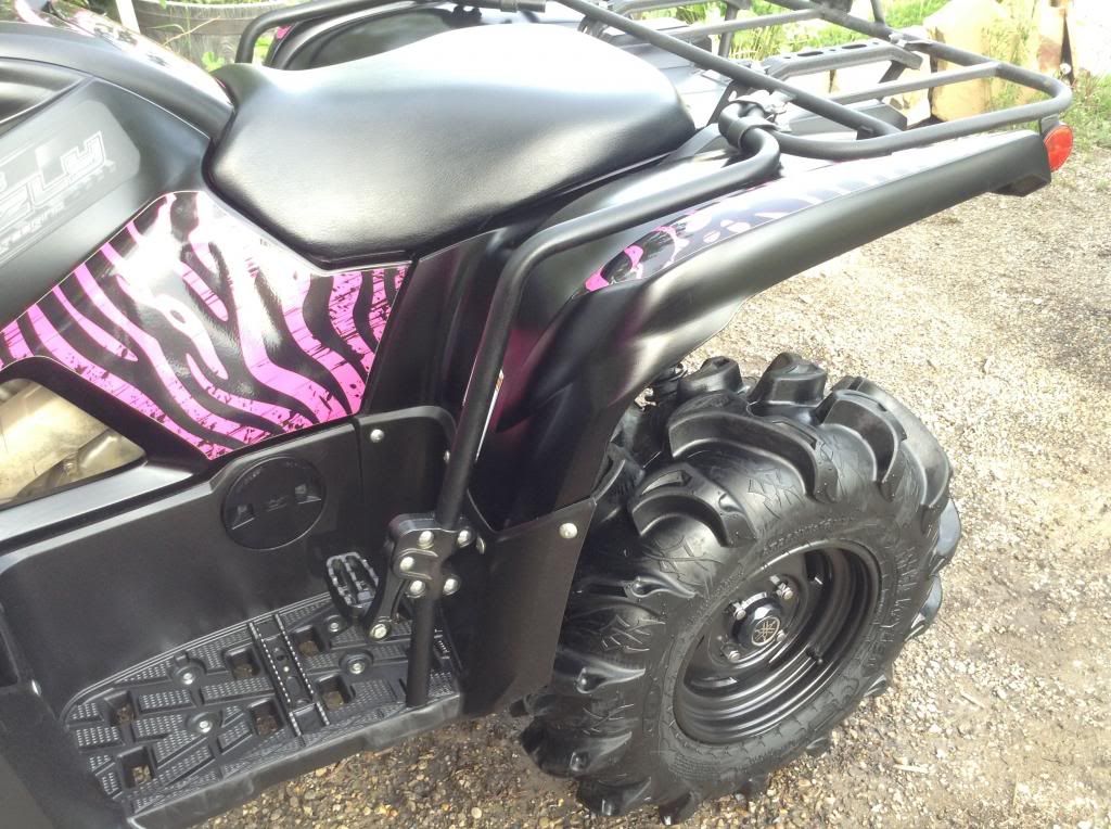 Rear foot rest for back seat ? Yamaha Grizzly ATV Forum