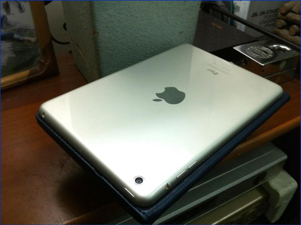 Dư xài bán IPAD Mini white mới 99%,mới lột keo,cho bao da luôn..bao xài chi 4trx - 6