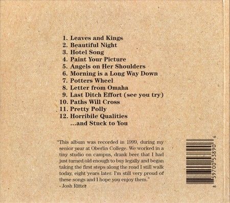 Josh Ritter - Josh Ritter (1999) Reissue 2008 Josh Ritter - Josh Ritter (1999) Reissue 2008