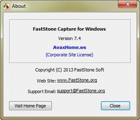 Faststone Capture Serial Key Free Download