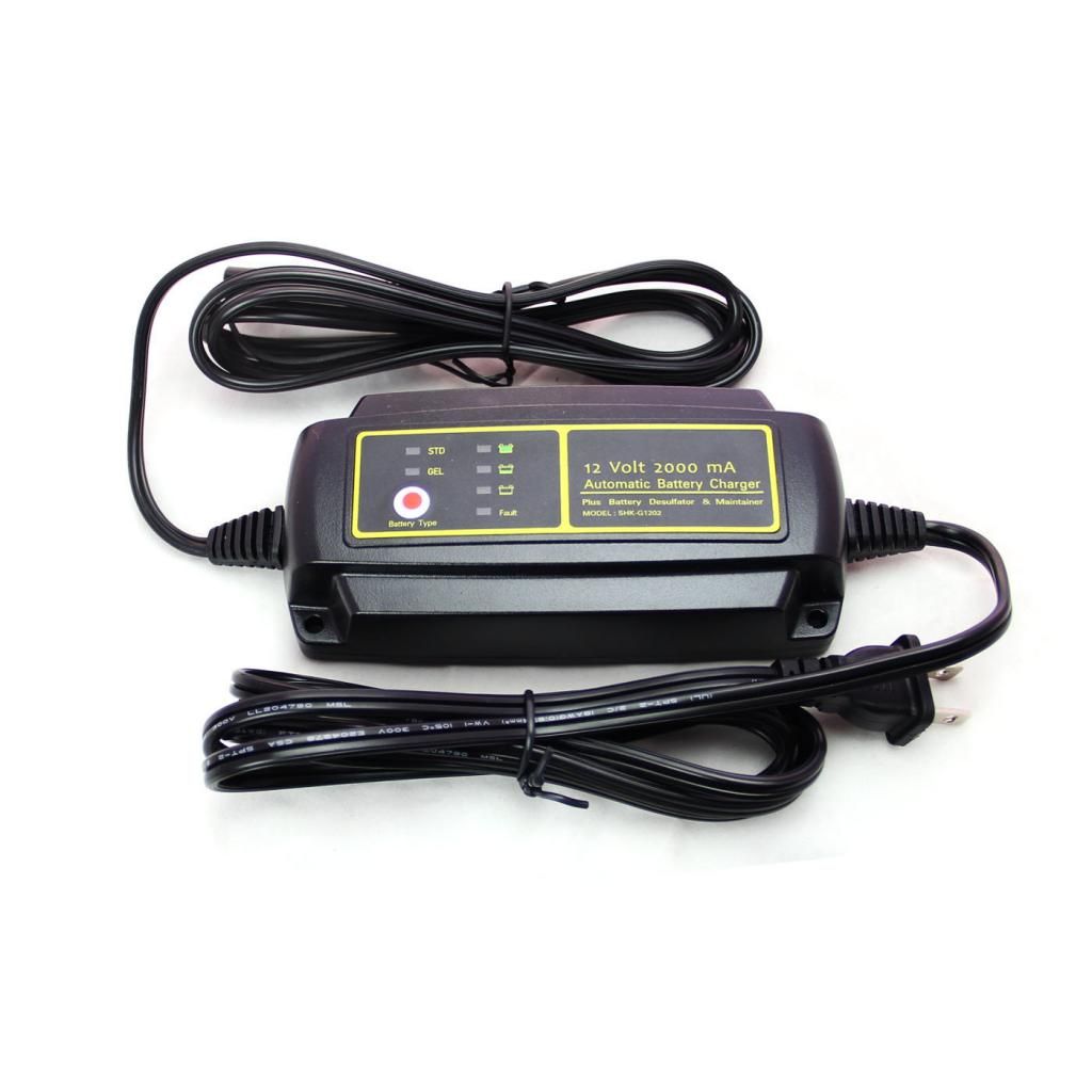  Battery Charger w/ Recondition Functi for 12V Lead-Acid Battery