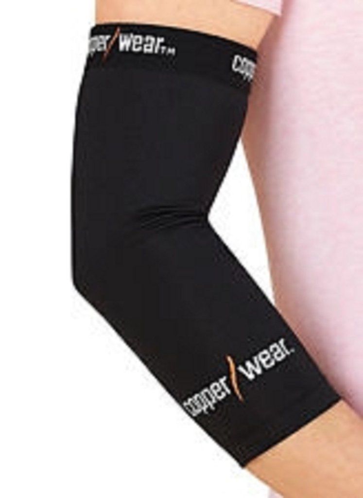 Copper Wear Compression Elbow Sleeve Tommie Fit Support Brace Large