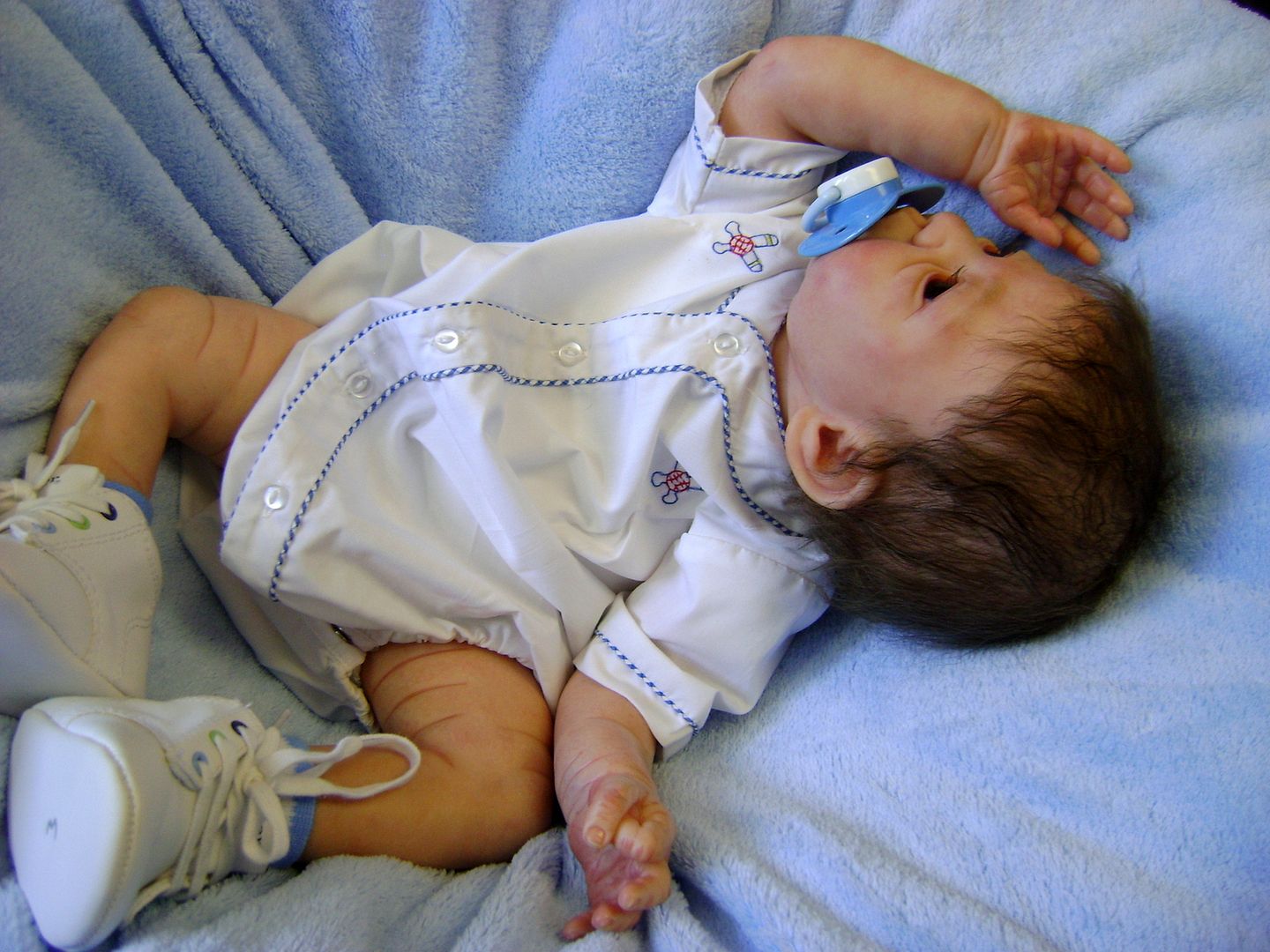 Adorable Reborn Baby Boy Art Doll Jordi by Eliza Marx Beautiful Glass Eyes