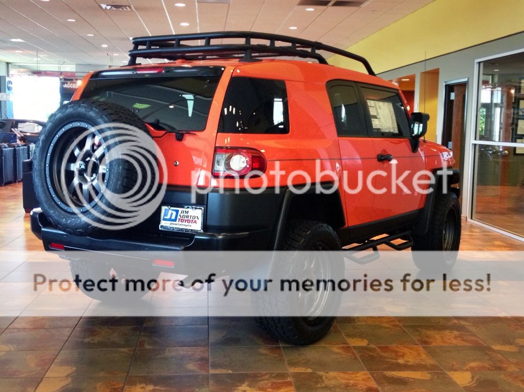 Custom orange spotted | Toyota FJ Cruiser Forum