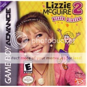 Lizzie McGuire 2 Lizzie Diaries Game Boy Advance GBA DS Game Only